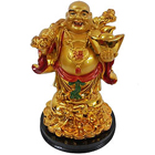 Attractive Standing Golden Laughing Budha to Hariyana