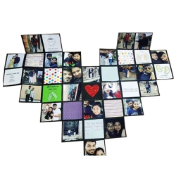 Lovely Personalized Heart Maze Card to Rajamundri