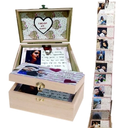 Exclusive Infinity Box of Personalized Message n Photos to Tirur