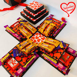 Superb Chocolate Explosion Box (3 Layers) to Hariyana