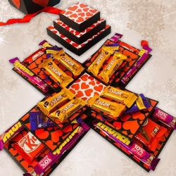 Astonishing Chocolate Explosion Box to Hariyana