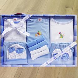 Marvelous Cotton Clothes Gift Set for New Born Boy to Alwaye