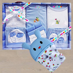 Marvelous Wishkey Silicone Teething Mitten N Cotton Clothes Set to Andaman and Nicobar Islands