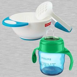 Amazing Fisher-Price Bowl Set N Philips Avent Spout Cup to Punalur