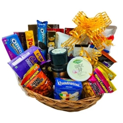 Blissful Gourmet Goodies Gift Basket to Marmagao