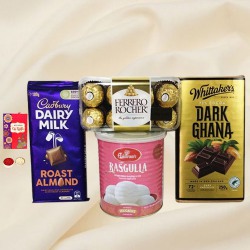 Rakhi Cheers with Choco n Sweets to Newzealand-rakhi-sweets.asp