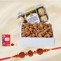 Rudraksha Rakhi n Chocolaty Bytes