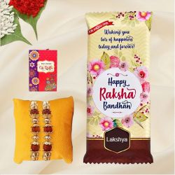 Personalized Chocolate Rakhi for Bhai