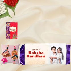 Personalized Chocolaty Gift for Bhaiya Bhabhi