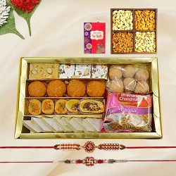 Rudrakhsha Rakhi n Sweets Infusion