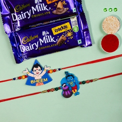 Splendid Kids Rakhi N Cadbury Chocolates Hamper to India