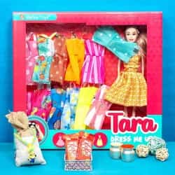 Exclusive Tara Doll with Chocolates  N  Rakhi