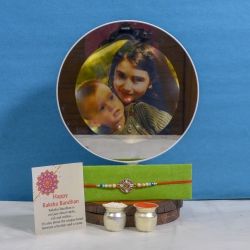 Admirable Rakhi n Magic Mirror Frame Gift to Hariyana