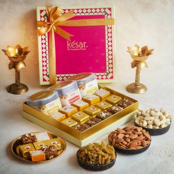 Classic Selection of Assorted Sweets N Nuts from Kesar