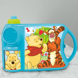 Amazing Disney Winnie the Pooh Canteen Set of Tiffin Box n Bottle to Punalur