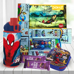 Mesmerizing Spiderman Kids Gift Combo to Lakshadweep