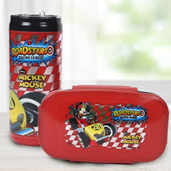 Exciting Mickey Mouse Lunch Box n Sipper Bottle Combo to India