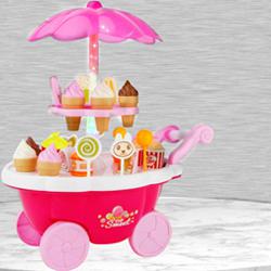 Exclusive Ice Cream Trolley Play Set to Rajamundri