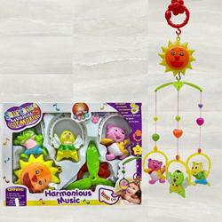 Marvelous Hanging Rattle Toys With Cartoons for Toddlers to Tirur