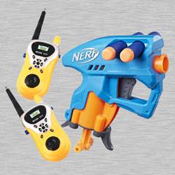 Marvelous Nerf Nano Fire Blaster with Walkie Talkie Toy to Hariyana