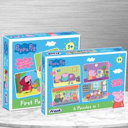 Wonderful Set of 2 Puzzles for Kids to India