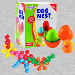 Amazing Funskool Kiddy Star Links N Giggles Nesting Eggs