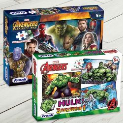 Marvelous Frank Marvel Avengers Jigsaw Puzzle Set to Punalur