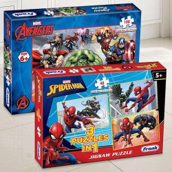 Wonderful Frank Marvel Spider-Man N Marvel Avengers Puzzle Set to Sivaganga