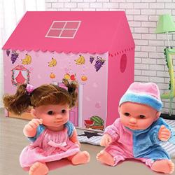 Fabulous My Tent House for Girls with a Playful Doll Set to Kanjikode