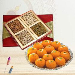 Delicious Dry Fruits with Boondi Ladoo to Diwali-uk.asp
