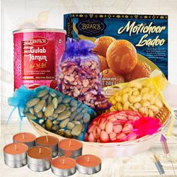 Exquisite Sweets N Dry Fruits Combo Gift<br> to Usa-diwali-dryfruits.asp