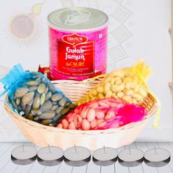 Yummy Gulab Jamun N Dry Fruits Combo <br> to Usa-diwali-sweets.asp