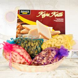Marvelous Kaju Katli with Mixed Dry Fruits<br> to Usa-diwali-sweets.asp