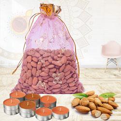 Exquisite Almonds Potli Gift Combo<br> to Usa-diwali-dryfruits.asp
