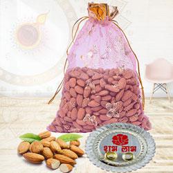 Exclusive Almonds Combo<br> to Usa-diwali-thali.asp