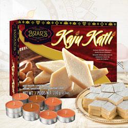 Remarkable Kaju Katli Gift Combo<br> to Usa-diwali-sweets.asp