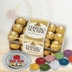 Exquisite Ferrero Rocher Combo Gift<br> to Usa-diwali-thali.asp