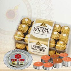 Remarkable Ferrero Rocher Chocos Combo Gift<br> to Usa-diwali-thali.asp