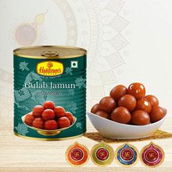 Marvelous Haldirams Gulab Jamun Combo Gift to Usa-diwali-sweets.asp