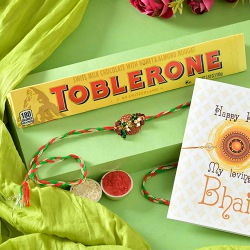 Blessed Threads Gift Set to Usa-rakhi-chocolates.asp