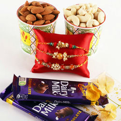 Wholesome Delish Rakhi Hamper to Usa-rakhi-chocolates.asp