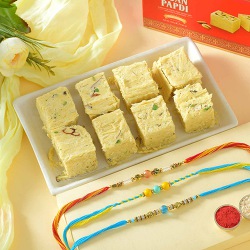 Rich Heritage Rakhi Triplets to Usa-rakhi-sweets.asp