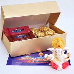 Fabulous Gift of Yummy Chocolates with Moulded Ganesha to Stateusa_di.asp