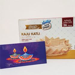 Celebration Gift of Kaju Katli with Card to Diwali-usa.asp
