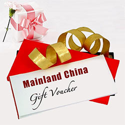 Mainland China Gift E Vouchers Worth Rs.2500