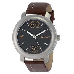 Exclusive Fastrack Straight Lines Black Dial Mens Analog Watch