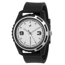 Charismatic Fastrack Casual White Dial Mens Analog Watch