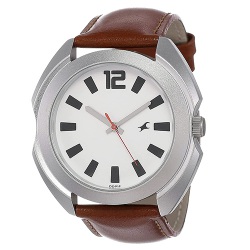 Fashionable Fastrack Casual Silver Dial Mens Analog Watch