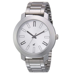 Stunning Fastrack Casual Silver Dial Mens Analog Watch