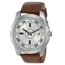 Elegant Fastrack Casual Analog Silver Dial Gents Watch to Alwaye